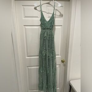 Saved by the dress open back maxi